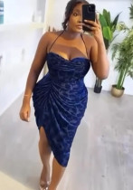 Women Halter Neck Sexy Backless Bodycon Sling Bodycon Dress