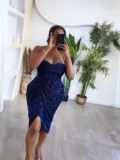 Women Halter Neck Sexy Backless Bodycon Sling Bodycon Dress