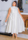 Women Round Neck Sleeveless Maxi Dress