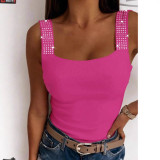 Women Summer Beaded Sexy Tank Top