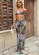 Women Sexy Lace-Up Bikini Swimwear Set
