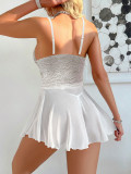 Sexy Strap Lacemesh Nightdress Lingerie