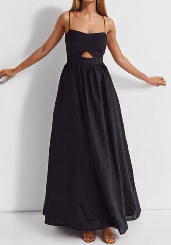 Women Holidays Strapless French Maxi Dress