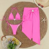 Women's Bikini & Cover-Up Dress 3-Piece Set