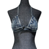 Women Denim Bikini Set
