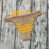 Women Crochet Shell Bikini Short Skirt Beach Swimwear Set