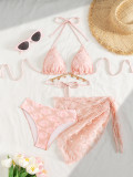 Women sexy chain bikini swimwear  Set