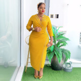Plus Size African Women Elegant Studded Bodycon Dress