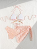 Women sexy chain bikini swimwear  Set