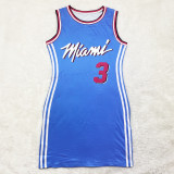 Women's Sexy Casual Double-Sided Print Strap Sleeveless Short Dress