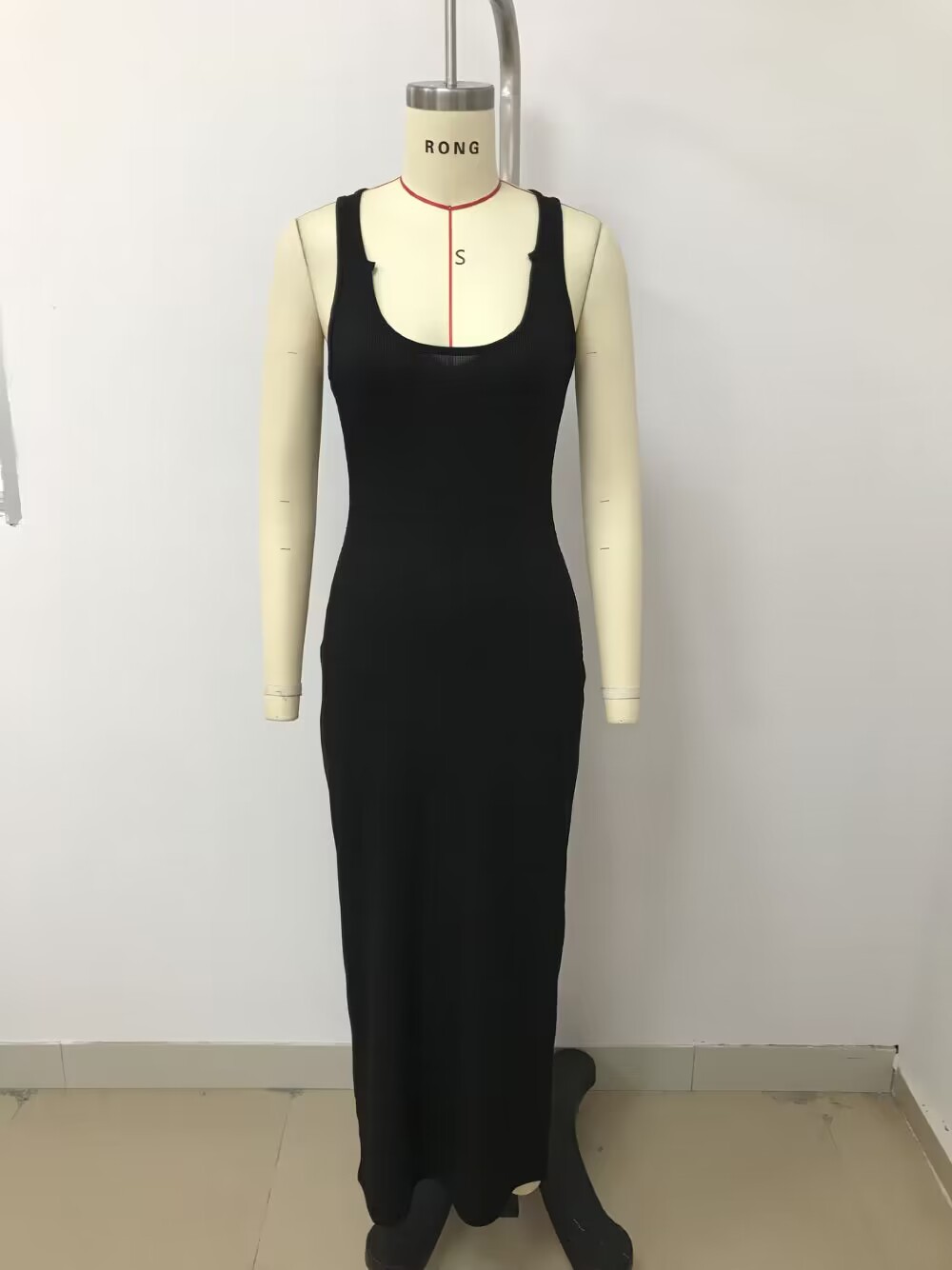 U-Neck Halter Tight Fitting Dress for Evening Parties