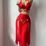 Women Tassel Sexy Lingerie Two-piece Set
