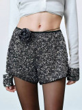 Women Sequin Sexy Trend Shorts