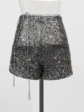 Women Sequin Sexy Trend Shorts