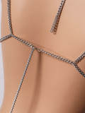 Pearl Beaded Bra Sexy Fringe Bikini Body Chain
