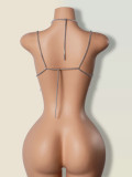 Pearl Beaded Bra Sexy Fringe Bikini Body Chain