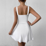 Summer Sleeveless Hollow-Out Bodycon Chic Mini Dress