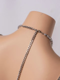 Beaded Fringe Halter Neck Body Jewelry Bralette Top