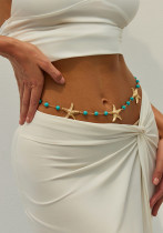 Starfish Belt Summer Holiday Style Waist Chain Accessory