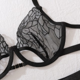 Women Sexy See-Through Lace Mesh Sexy Lingerie Set