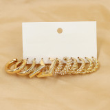 Women's Fashion Gold Earrings