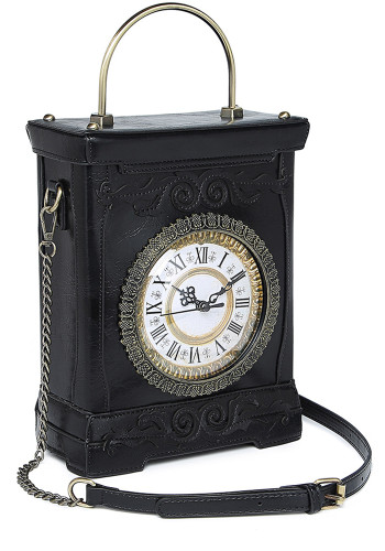 Women Style retro handbag crossbody clock small square bag