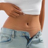 Women Summer Navel Chain Beach Butterfly Pendant Sexy Beach Double Belt Body Chain