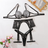 Women Sexy See-Through Lace Mesh Sexy Lingerie Set
