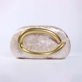 Women's Shoulder/Crossbody Bag Shell Acrylic Clutch for Wedding & Evening Party