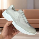 PUatent Leather Fashion Casual Sneakers Breathable White Classic Men's Shoes