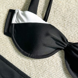 Fashionable Sexy Three-Piece Bikini Swimsuit Set