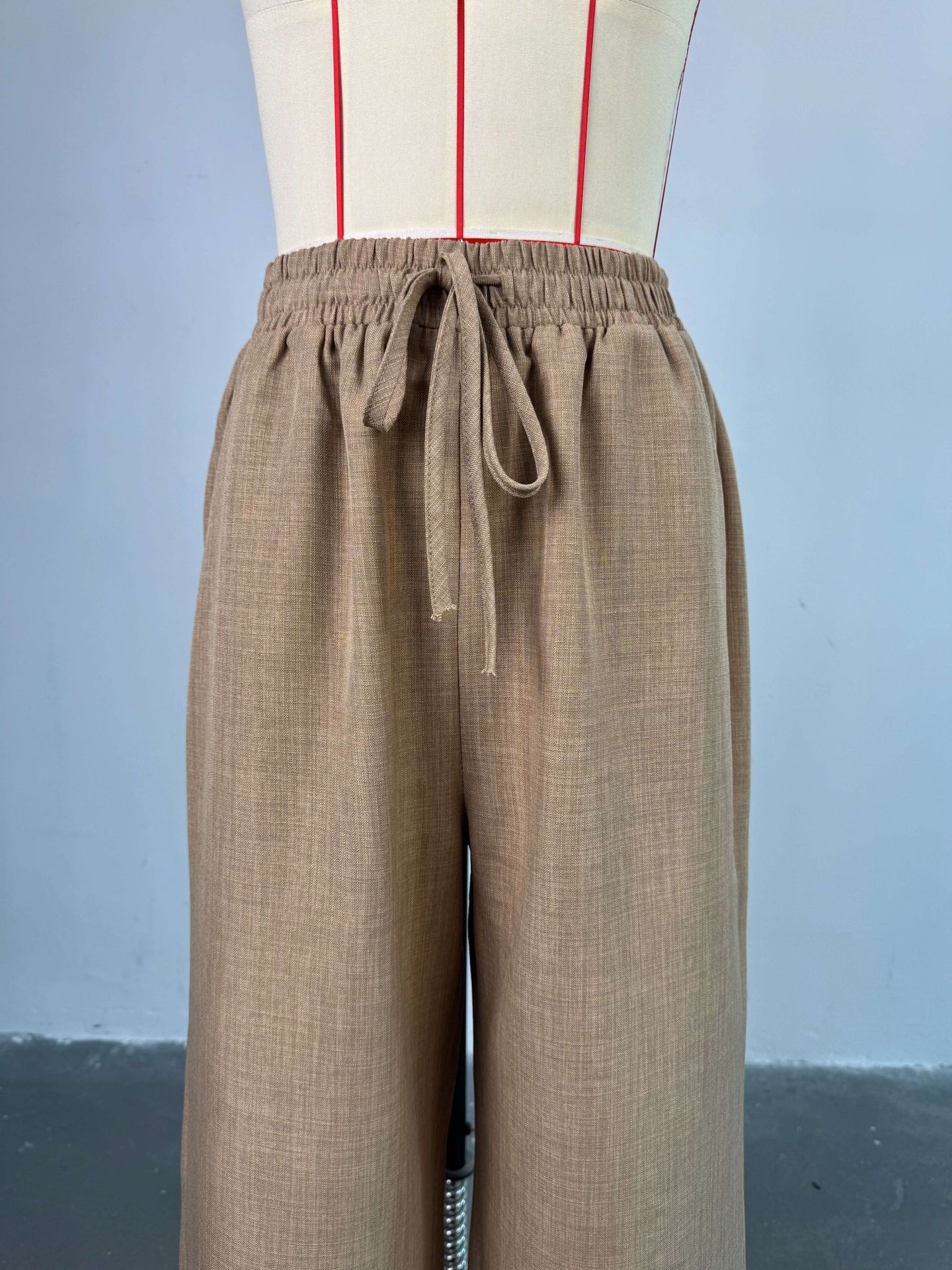 Women's Summer Casual Turndown Collar Loose Short Sleeve Shirt & Wide-Leg Pants Outfit