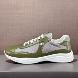 PUatent Leather Fashion Casual Sneakers Breathable White Classic Men's Shoes