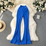 Casual Women's High-Waist Slim Fit Flare Leggings Sexy Tight-Fitting Yoga Pants