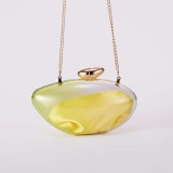 Transparent Fashion Bag Acrylic Evening Clutch for Women