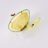 Transparent Fashion Bag Acrylic Evening Clutch for Women
