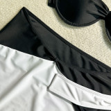 Fashionable Sexy Three-Piece Bikini Swimsuit Set