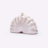 Women's Shoulder/Crossbody Bag Shell Acrylic Clutch for Wedding & Evening Party