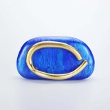 Women's Shoulder/Crossbody Bag Shell Acrylic Clutch for Wedding & Evening Party