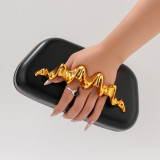 Women's Shoulder/Crossbody Bag Unique PU Wristlet Clutch for Wedding & Evening Party
