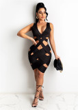 Spring/Summer Women's Sexy Knitted Short Dress