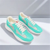 PUatent Leather Fashion Casual Sneakers Breathable White Classic Men's Shoes