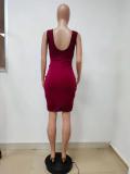 Spring/Summer Women's Sexy Knitted Short Dress