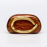 Women's Shoulder/Crossbody Bag Shell Acrylic Clutch for Wedding & Evening Party