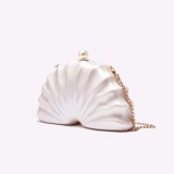 Women's Shoulder/Crossbody Bag Shell Acrylic Clutch for Wedding & Evening Party