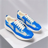 PUatent Leather Fashion Casual Sneakers Breathable White Classic Men's Shoes