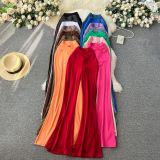 Casual Women's High-Waist Slim Fit Flare Leggings Sexy Tight-Fitting Yoga Pants