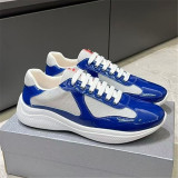PUatent Leather Fashion Casual Sneakers Breathable White Classic Men's Shoes