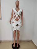 Spring/Summer Women's Sexy Knitted Short Dress