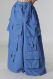 Women's Trendy Multi-Pocket Wide-Leg Pants
